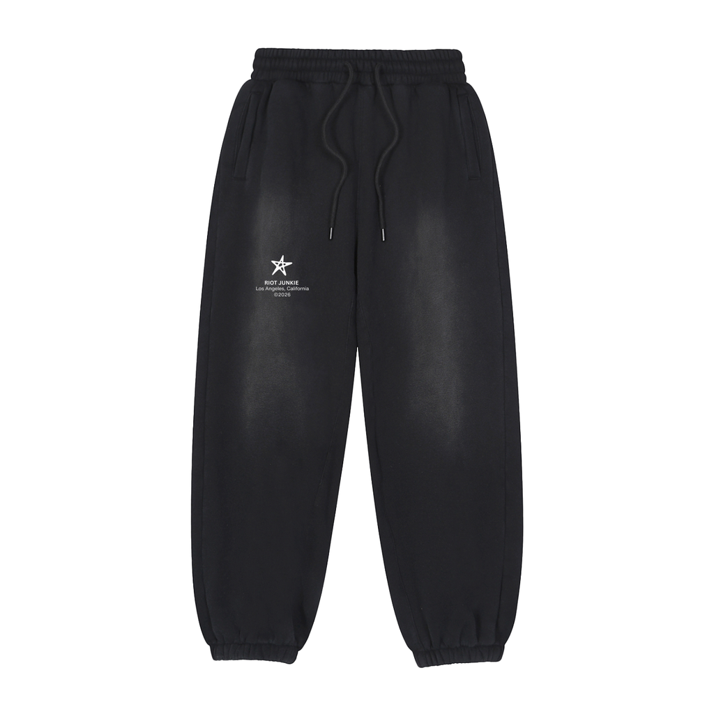 Vintage Washed Fleece Jogger Sweatpants