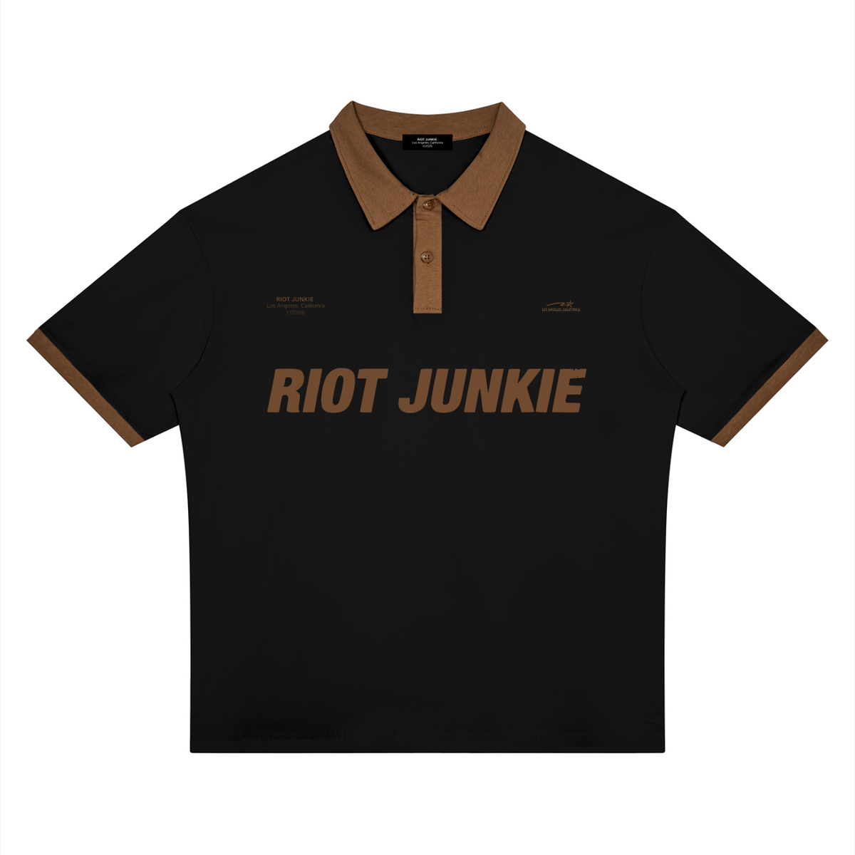 Unisex Color Block Polo Shirt