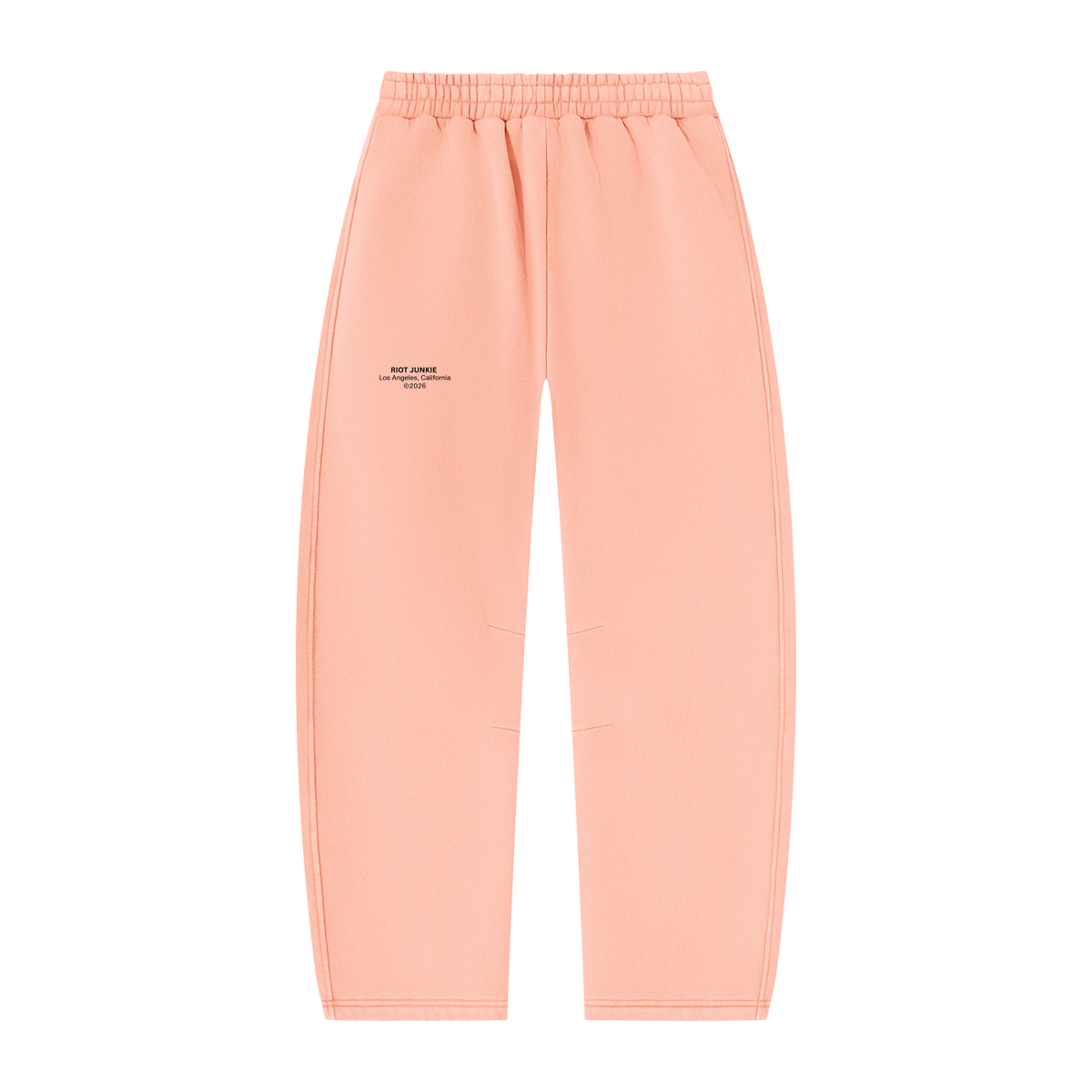 Unisex Vintage Wash Barrel Leg Fleece Sweatpants