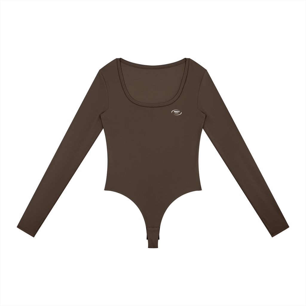 Women's Tight Long Sleeve Yoga Bodysuit