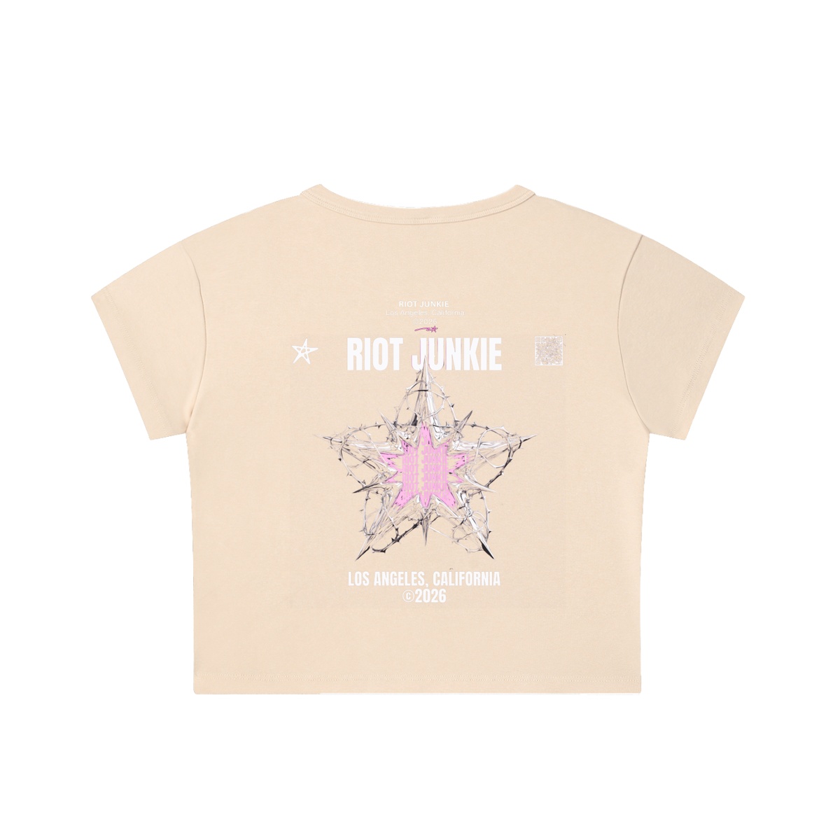 Snow Washed Crop Top