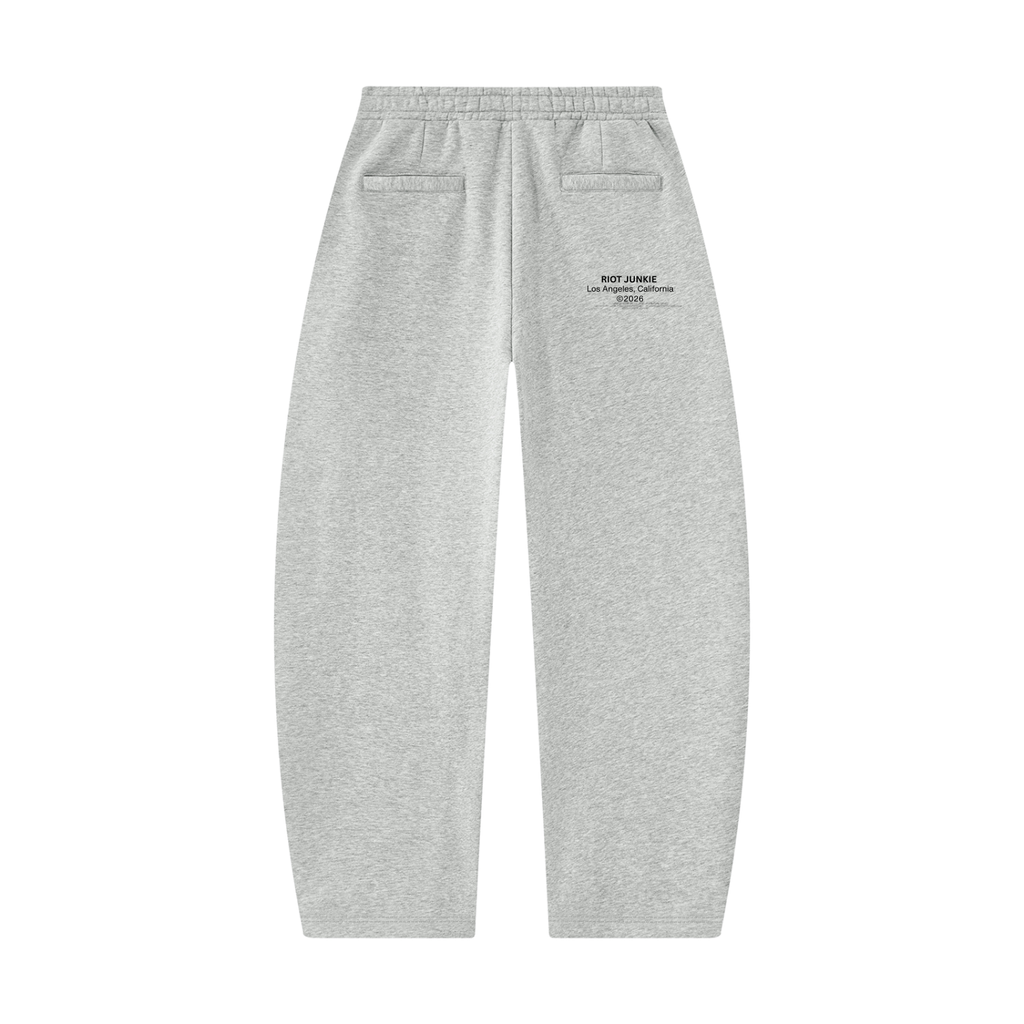 Unisex Barrel Leg Sweatpants