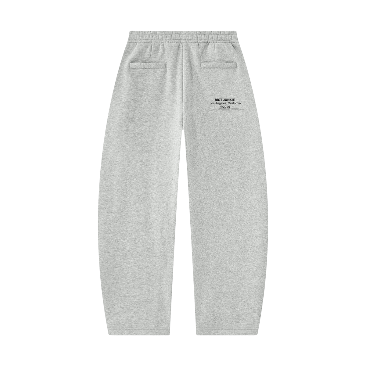 Unisex Barrel Leg Sweatpants