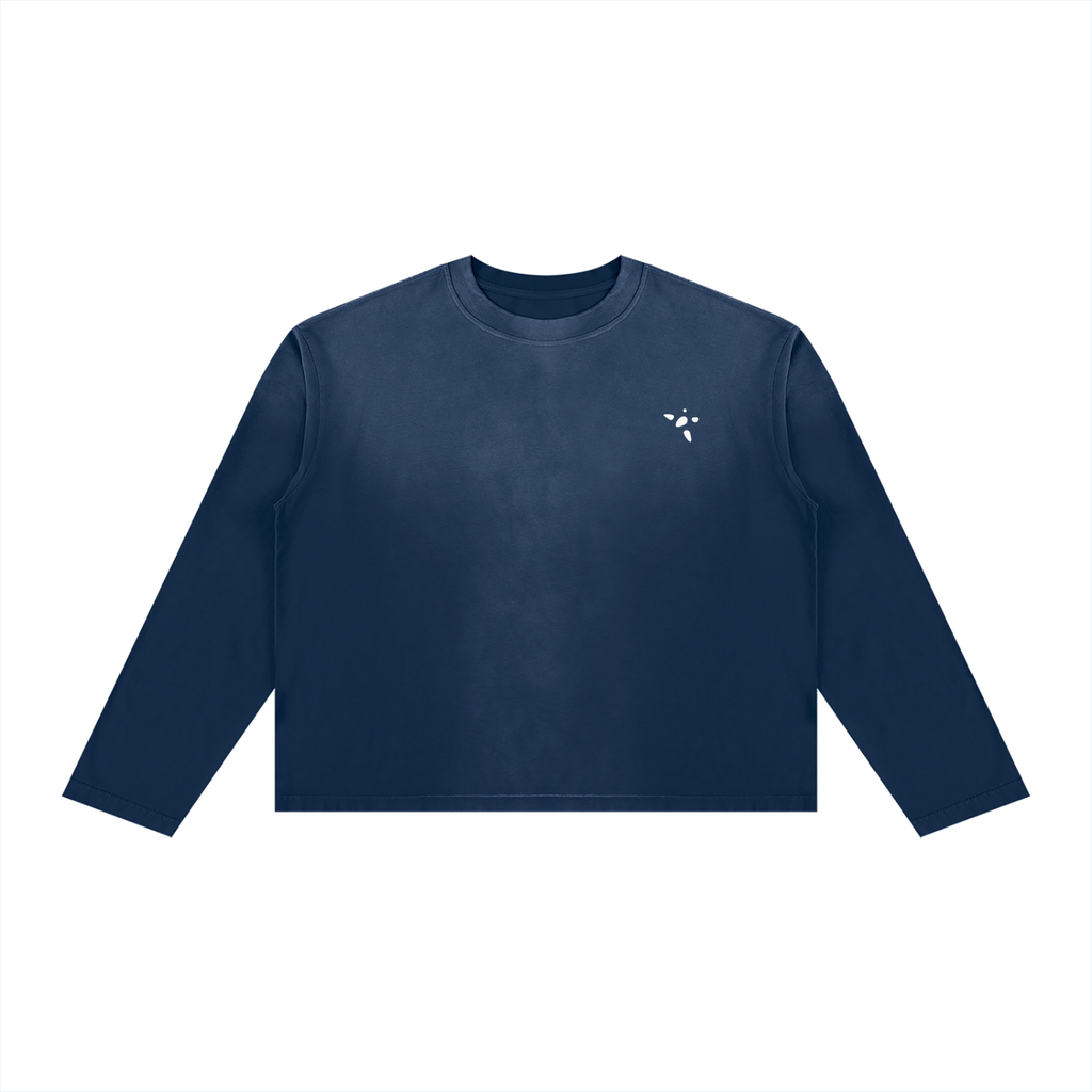 Unisex Sunfade Boxy Long Sleeve T-Shirt