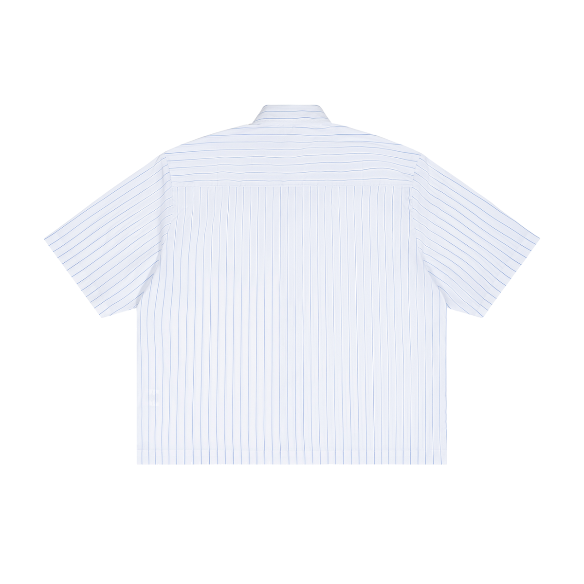 Unisex Striped Boxy Button-Up Shirt