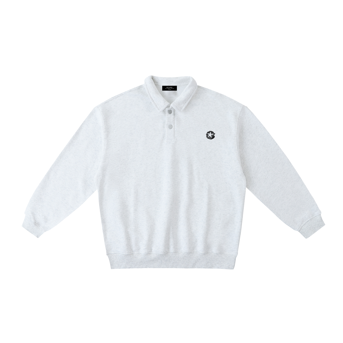 Heavyweight Polo-Collar Sweatshirt