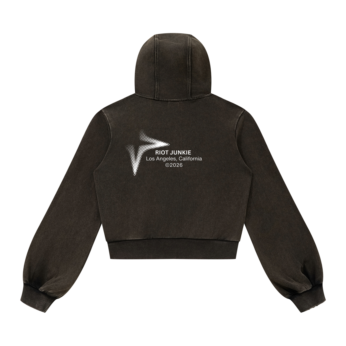 Women’s Vintage Wash Full Zip Hoodie