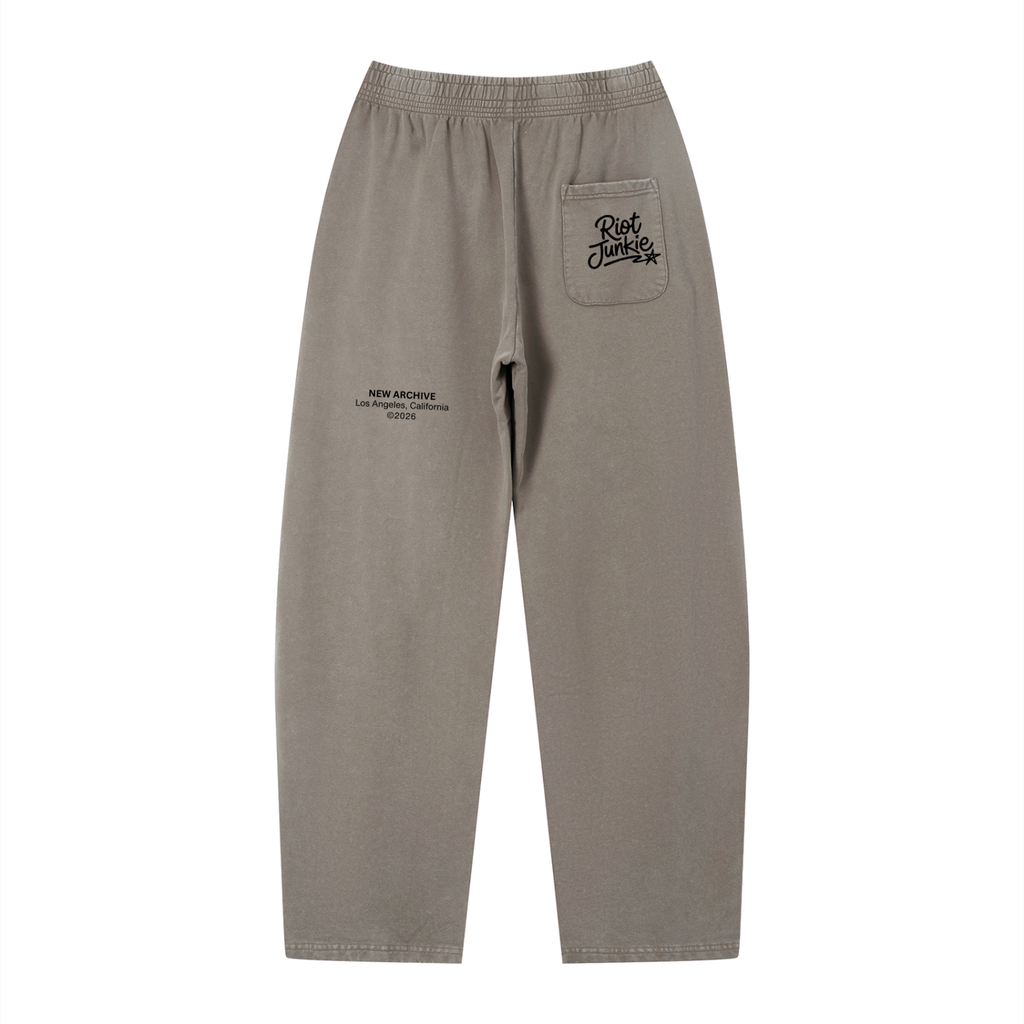 Unisex Vintage Wash Loose Sweatpants