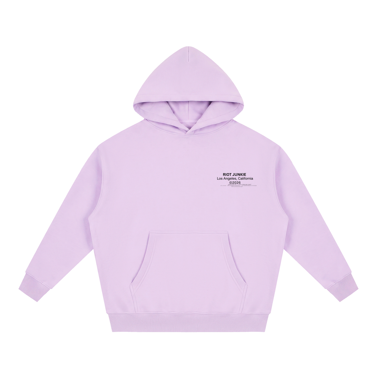 Essential Oversized Boxy Fit Fleece Hoodie