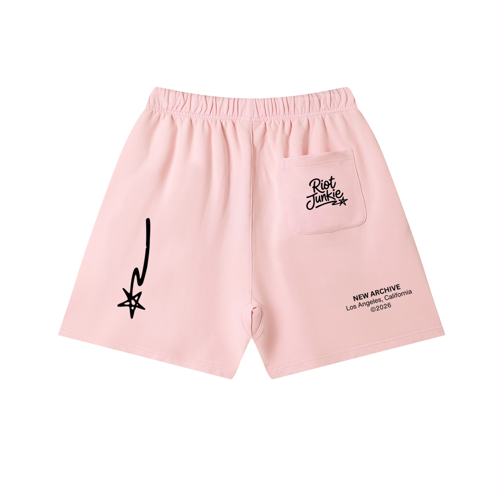 Unisex Vintage Wash Cotton Shorts
