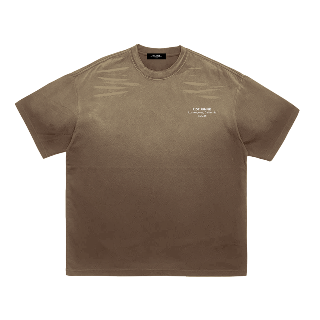 Tiger Stripe Gradient Washed T-Shirt