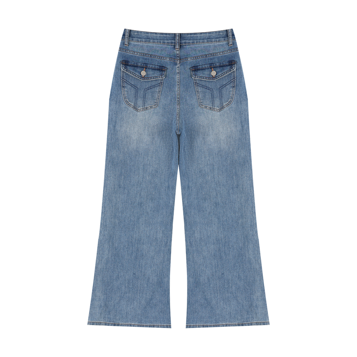 Women's Vintage Wash Flared Leg Jeans
