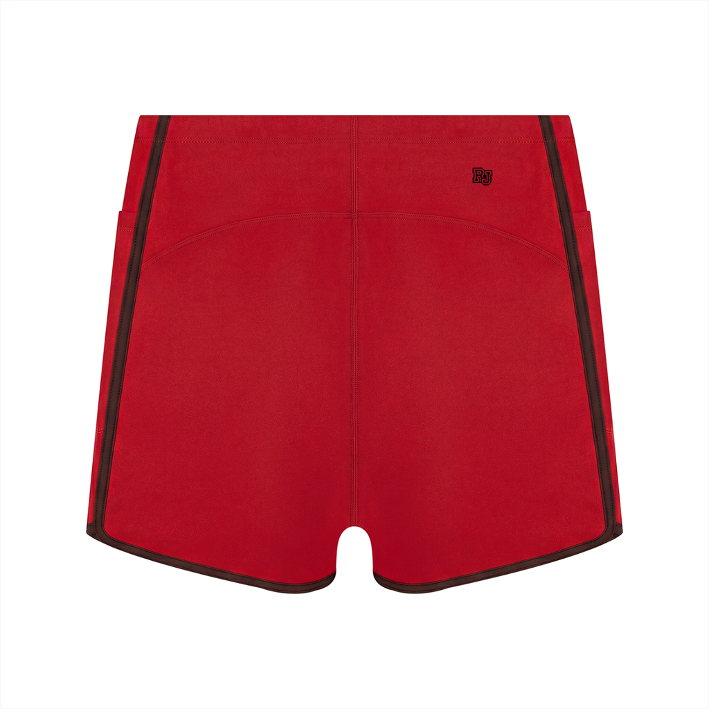Women's High Waisted Ringer Yoga Shorts