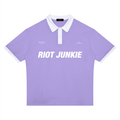 Unisex Color Block Polo Shirt