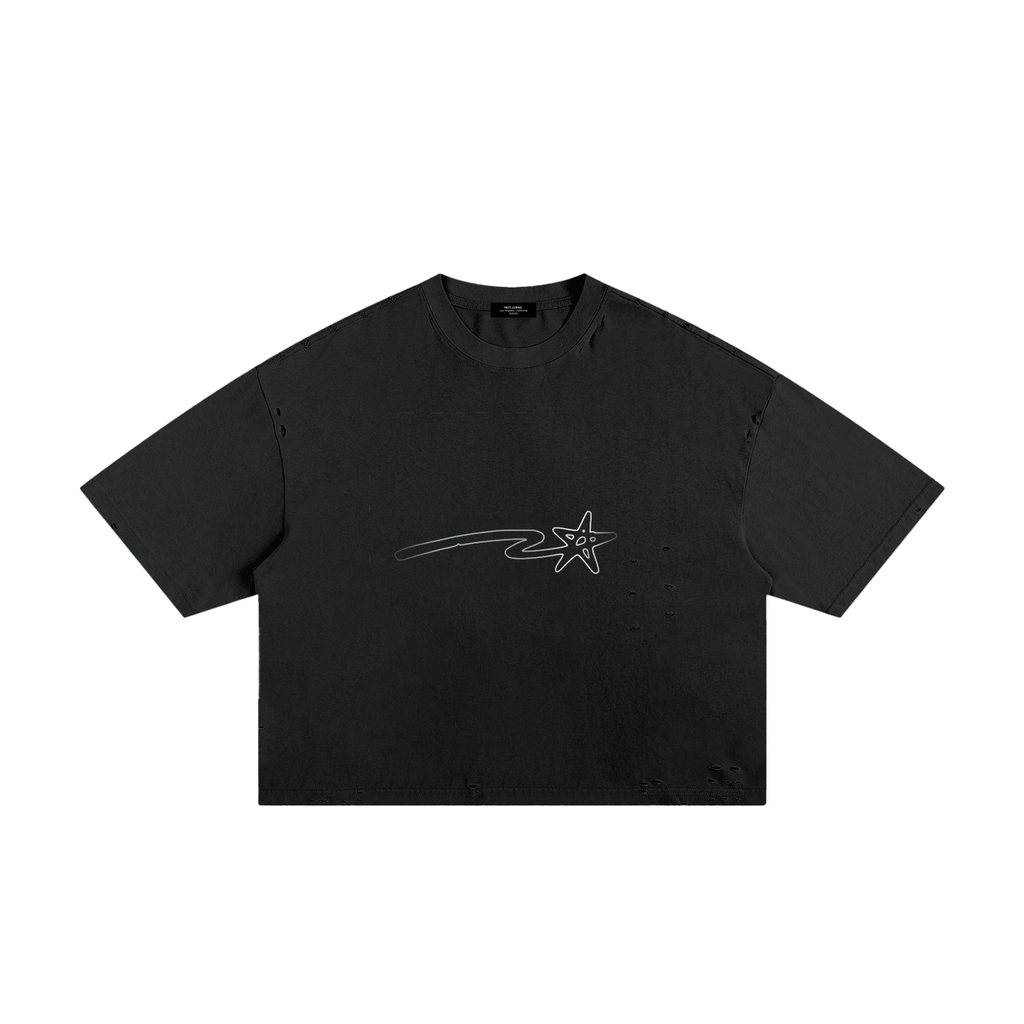 Classic Frayed Boxy Tee