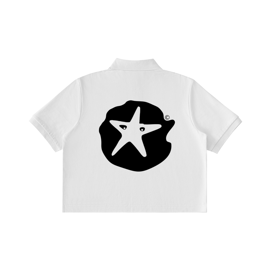 Essential Cropped Polo Shirt