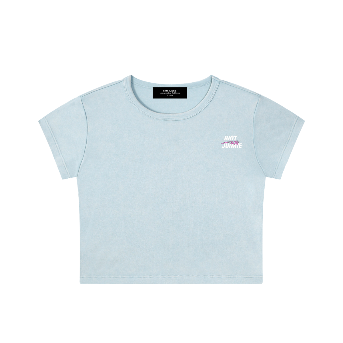 Snow Washed Crop Top