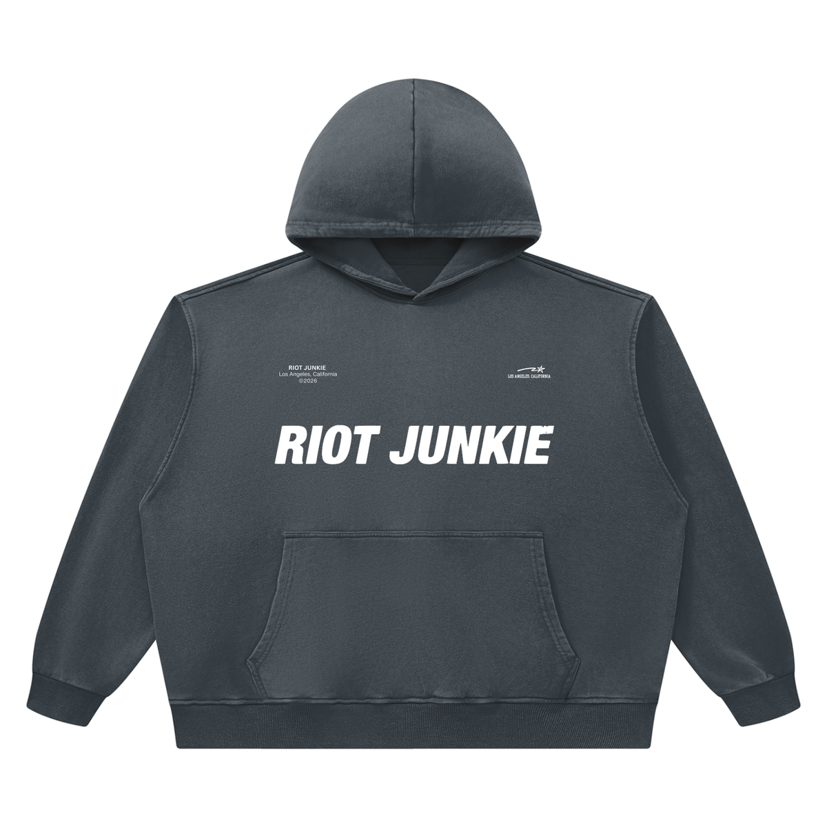 Unisex Heavyweight Vintage Wash Boxy Hoodie
