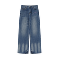 Women’s Vintage Wash Wide Leg Jeans