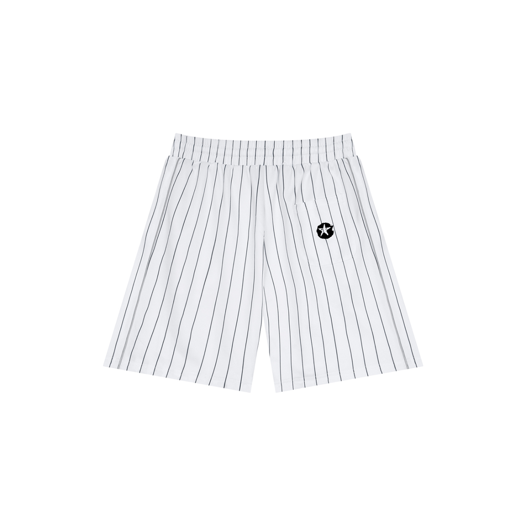 Unisex Striped Loose Fit Shorts