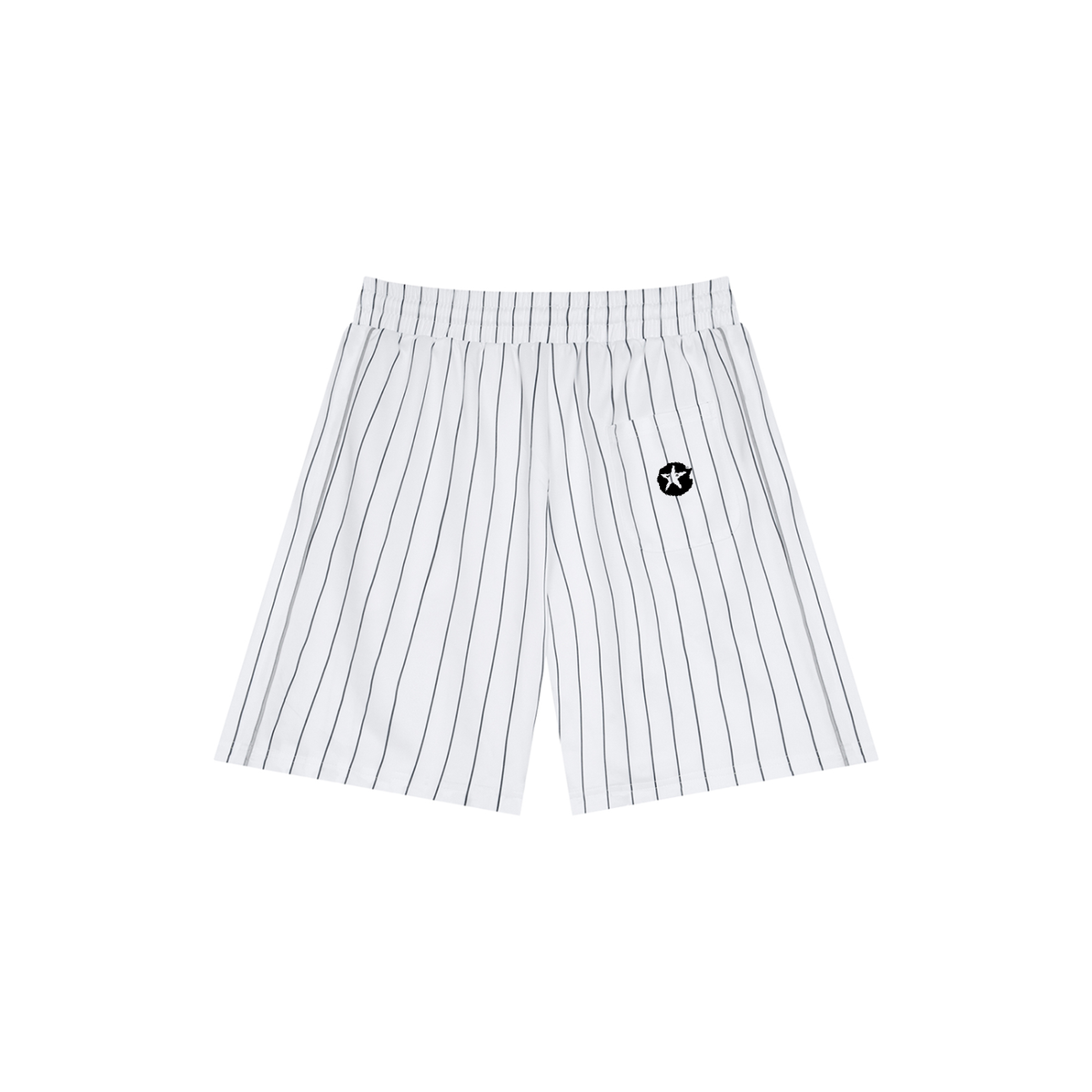 Unisex Striped Loose Fit Shorts