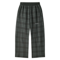 Unisex Plaid Straight Leg Pants