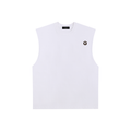 Raw Edge Cotton Tank Top