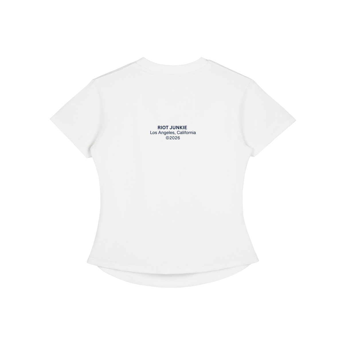 Vintage Washed Bodycon Cotton T-Shirt