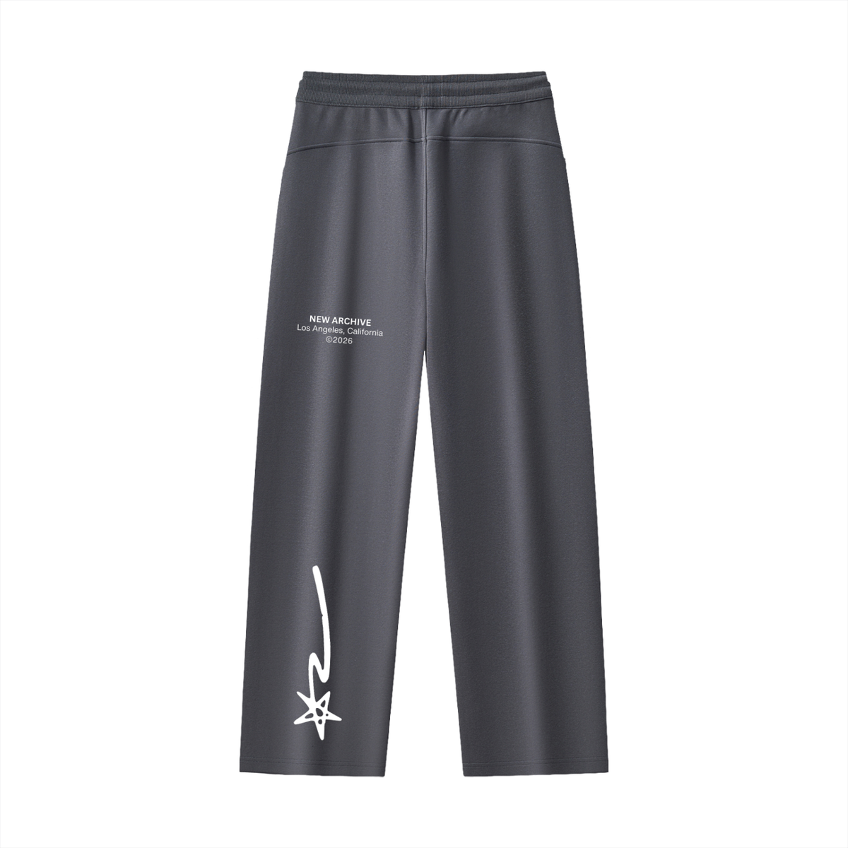 Essential Drawstring Straight-Leg Sweatpants