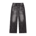 Men’s Vintage Wash Wide Leg Jeans