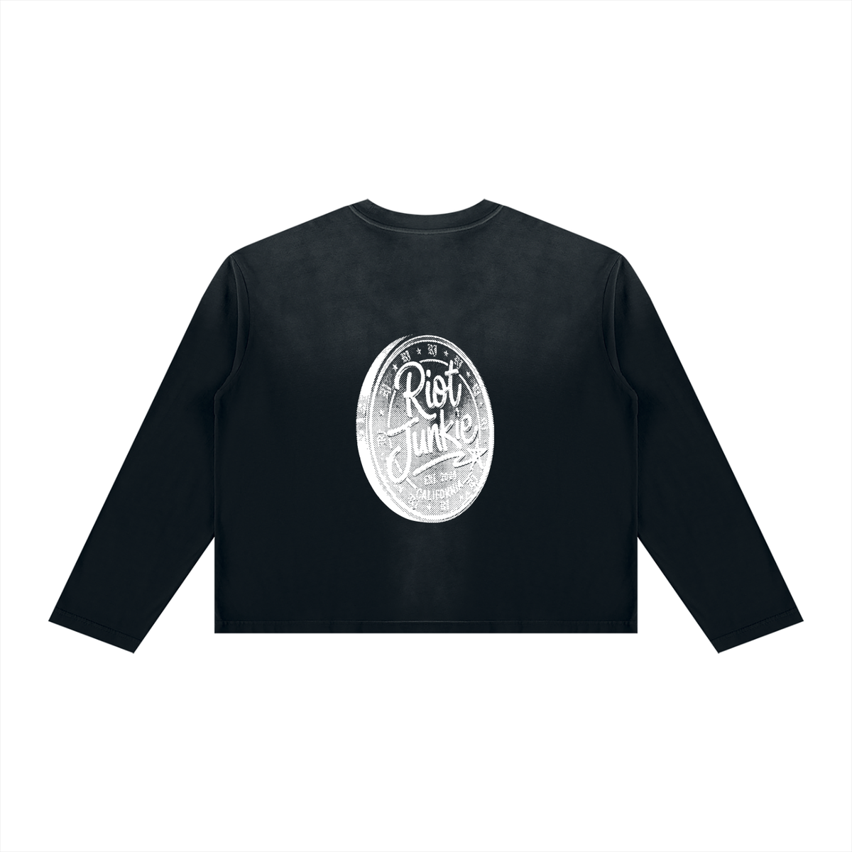 Unisex Sunfade Boxy Long Sleeve T-Shirt