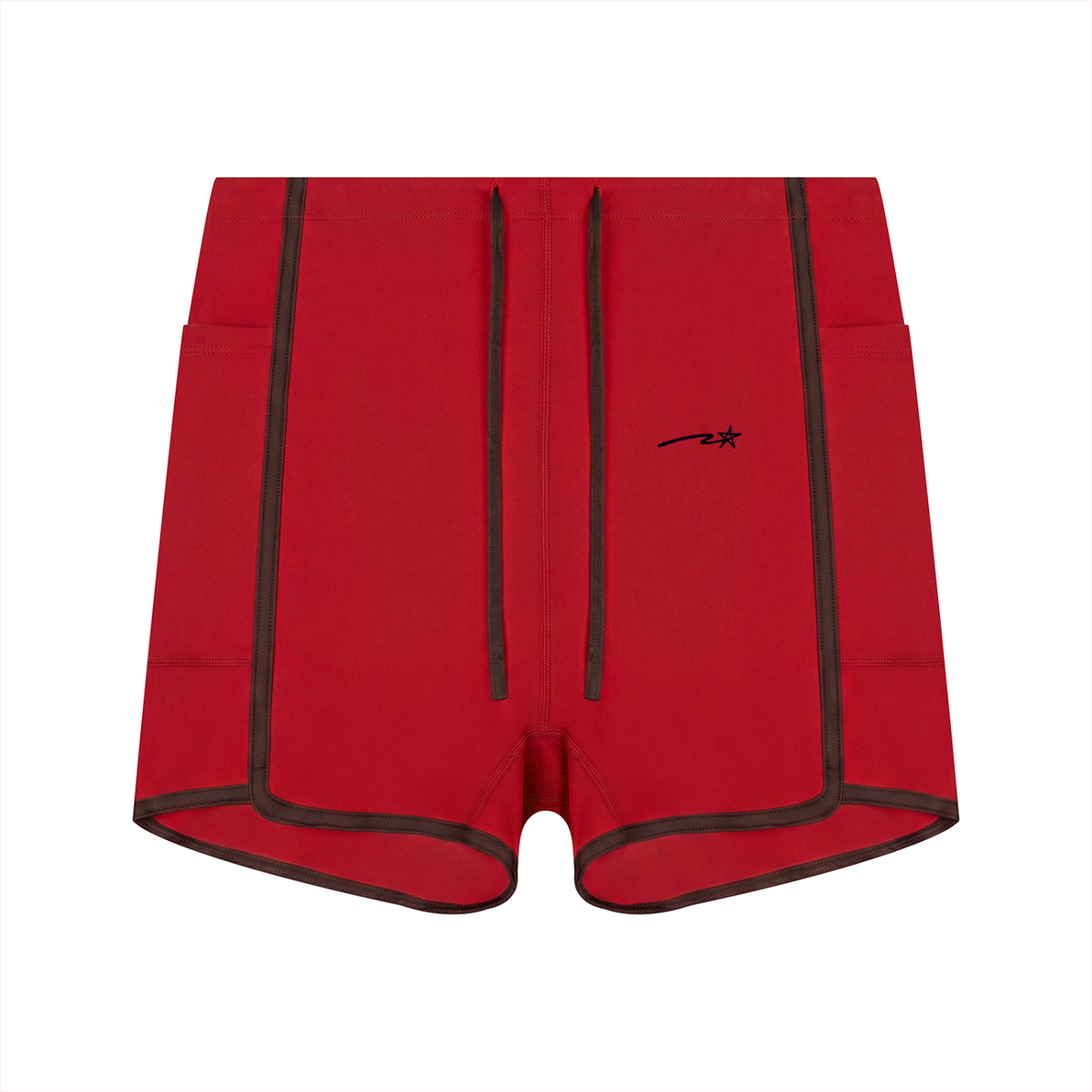 Women's High Waisted Ringer Yoga Shorts