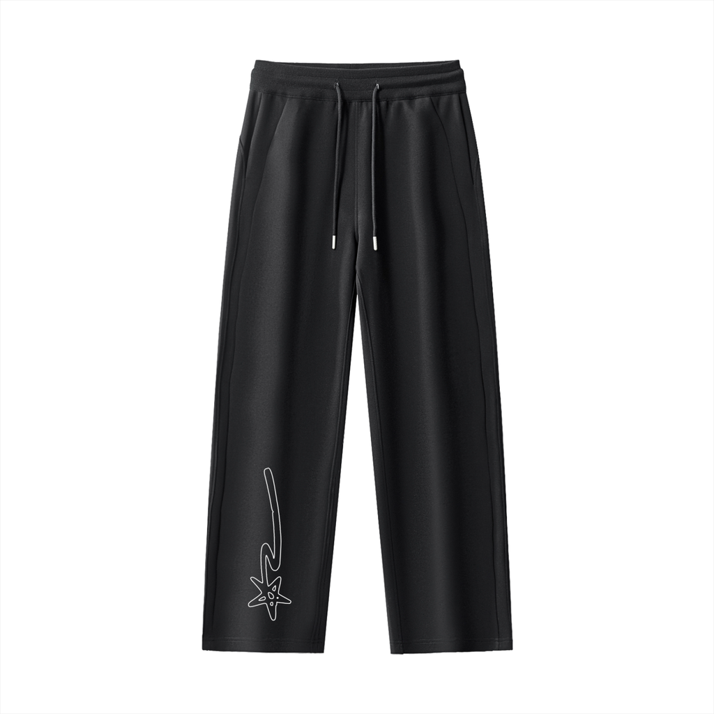 Essential Drawstring Straight-Leg Sweatpants