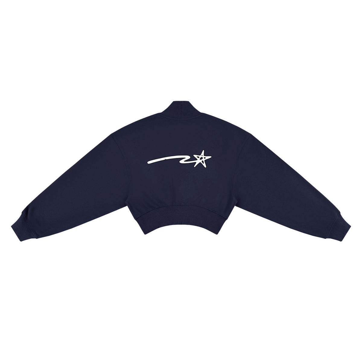 Women's Crop Mock Neck Sweatshirt