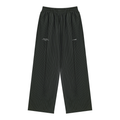 Unisex Striped Pleated Pants