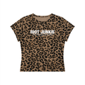 Women’s Leopard Print Crop T-Shirt