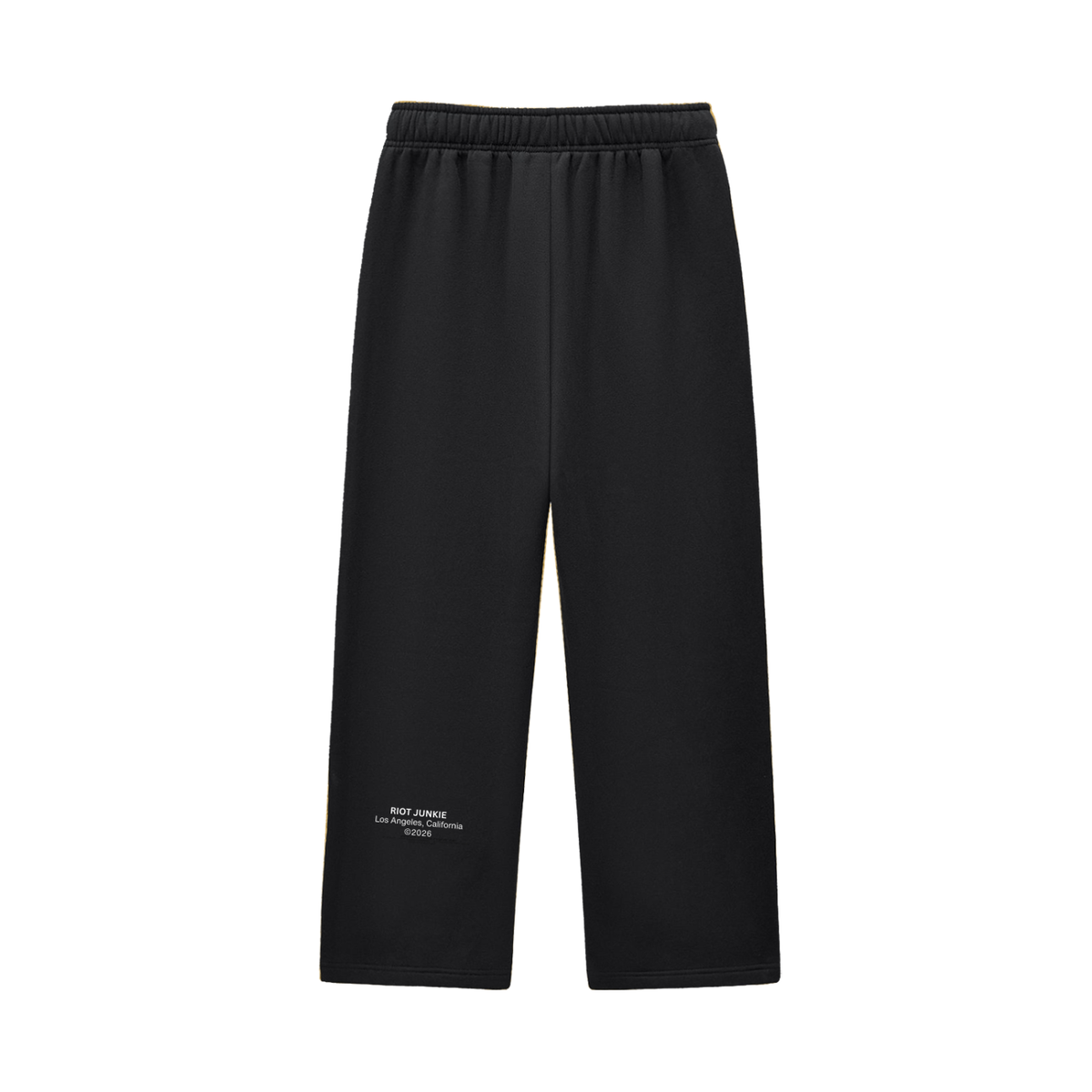 Contrast-Stitched Fleece Sweatpants