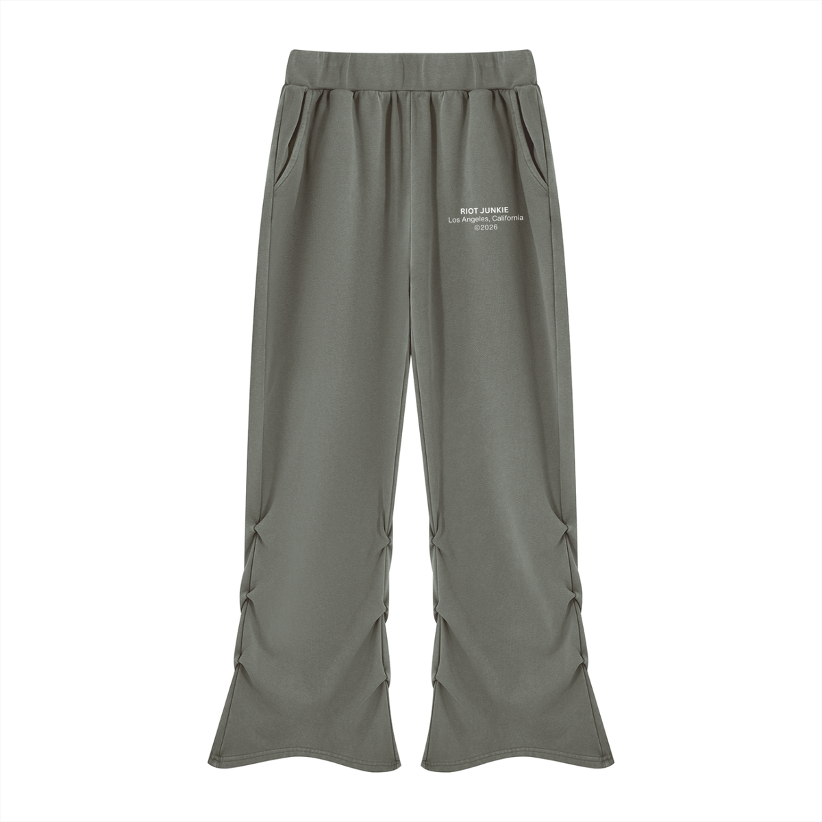 Women’s Vintage Wash Ruched Sweatpants