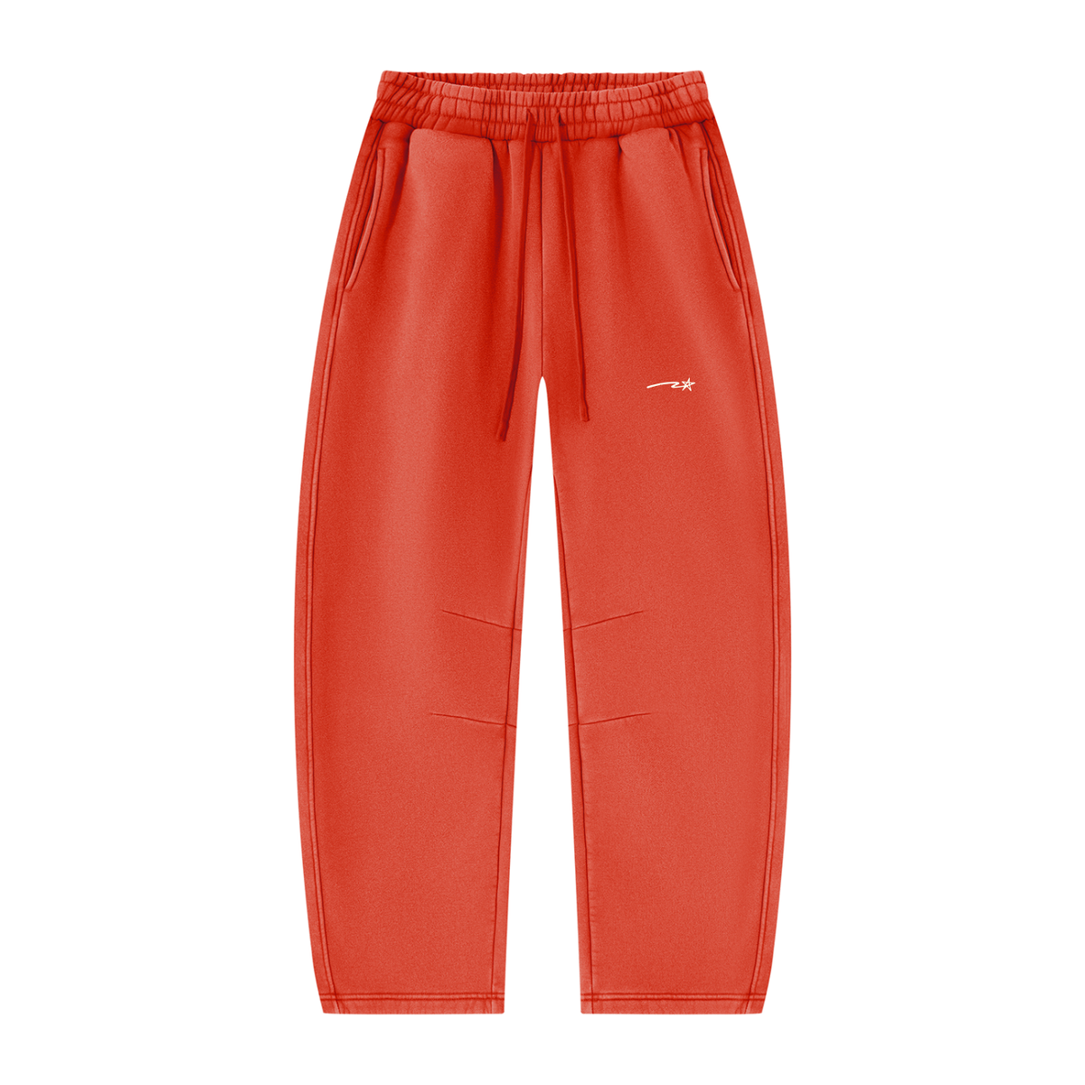 Unisex Vintage Wash Barrel Leg Fleece Sweatpants