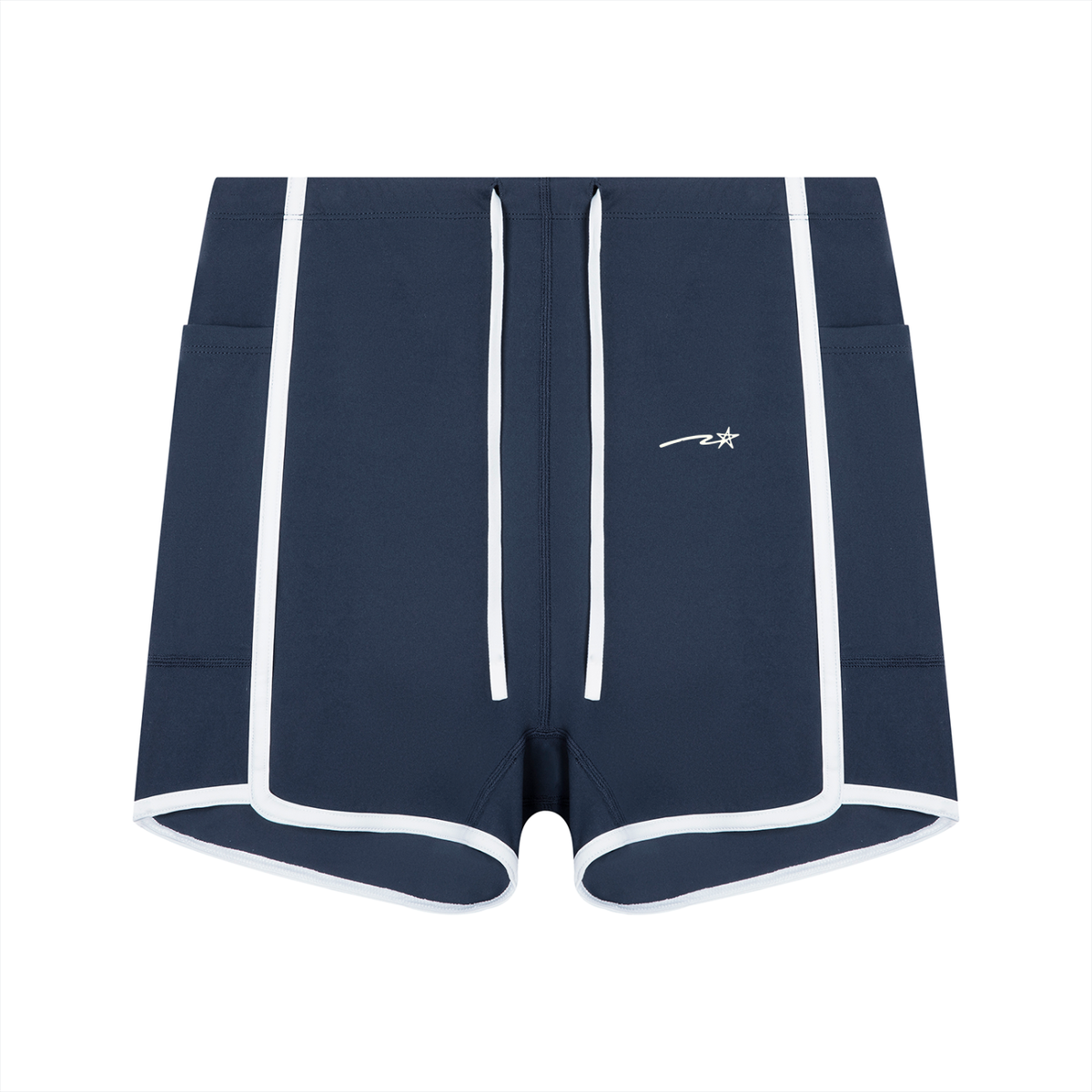 Women's High Waisted Ringer Yoga Shorts