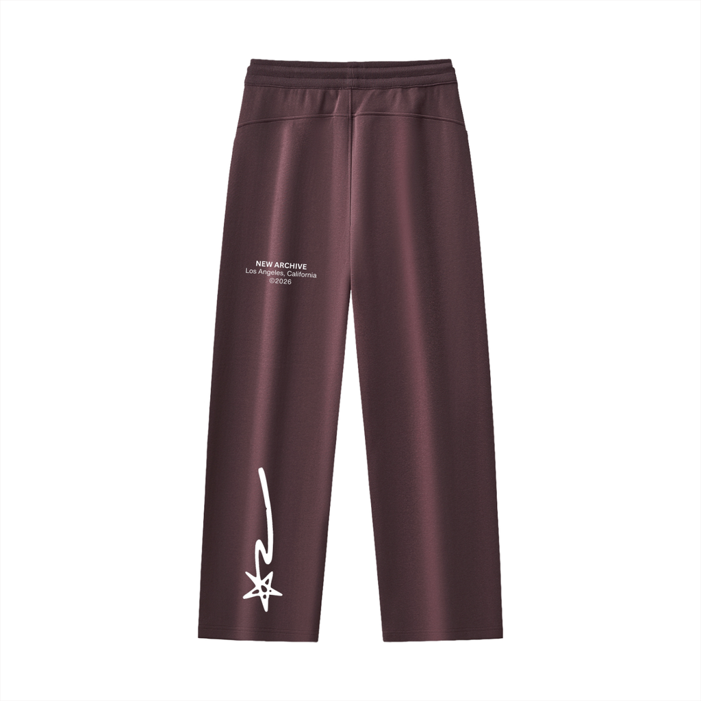 Essential Drawstring Straight-Leg Sweatpants