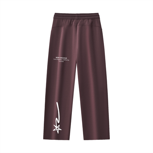 Essential Drawstring Straight-Leg Sweatpants