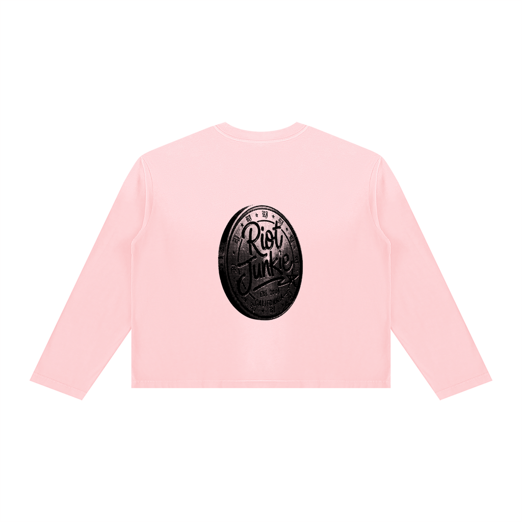 Unisex Sunfade Boxy Long Sleeve T-Shirt