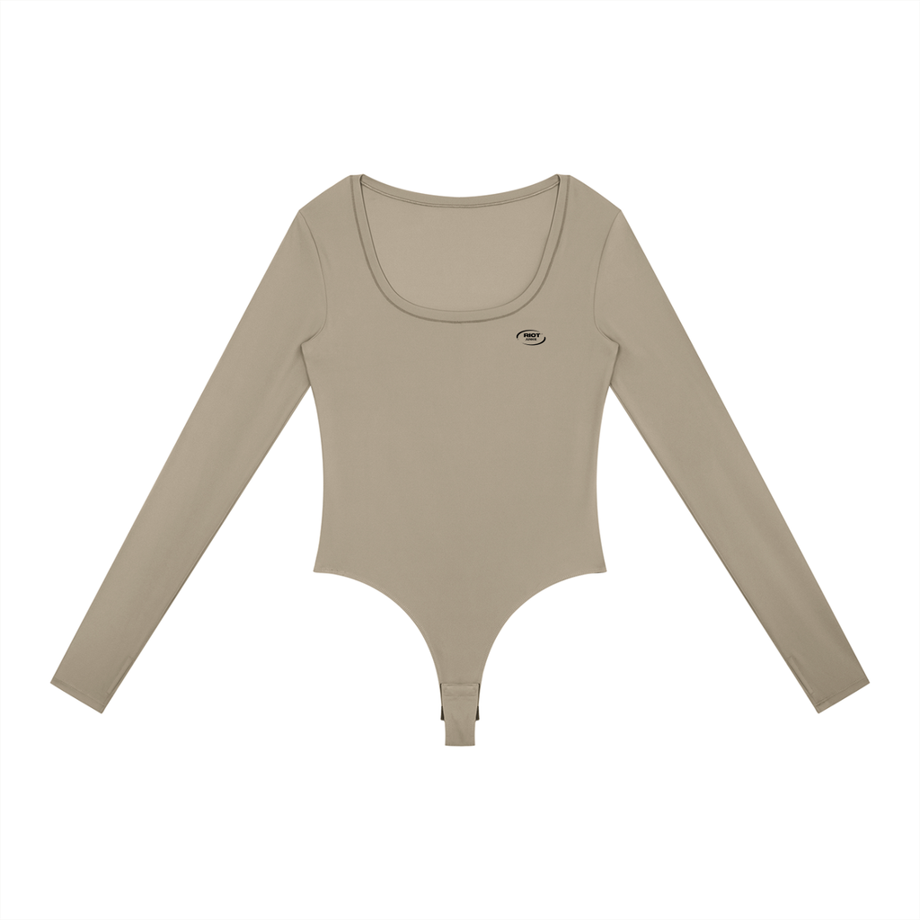 Women's Tight Long Sleeve Yoga Bodysuit