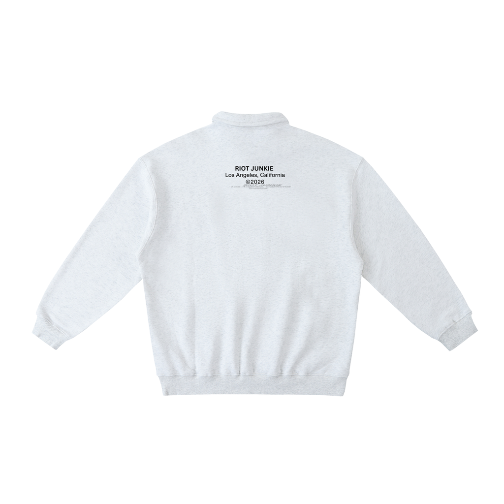 Heavyweight Polo-Collar Sweatshirt