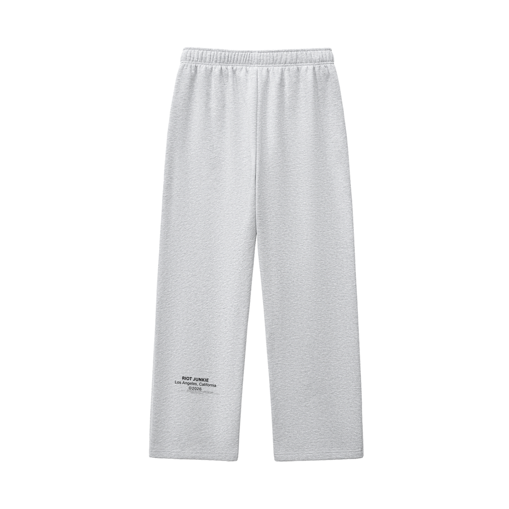 Contrast-Stitched Fleece Sweatpants