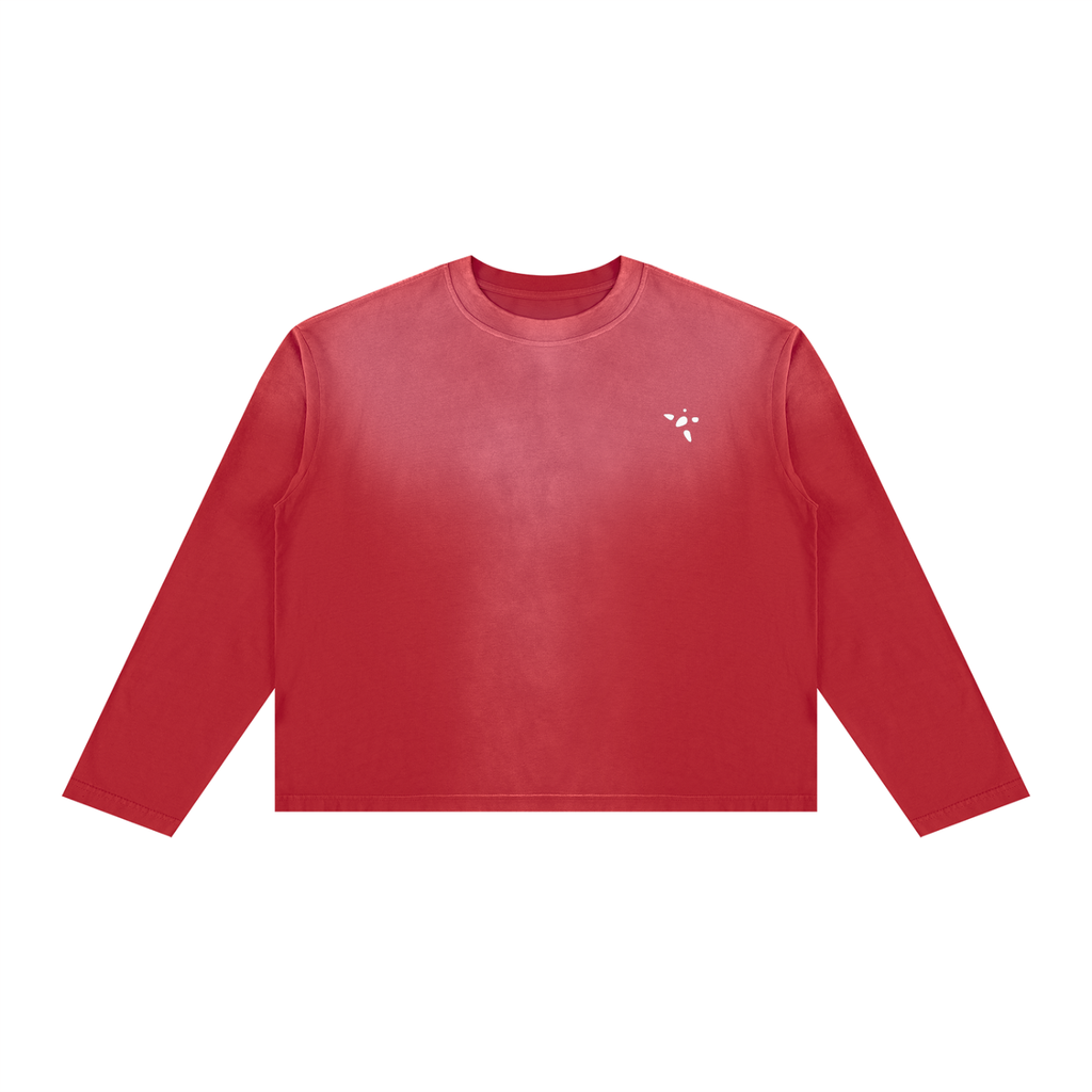 Unisex Sunfade Boxy Long Sleeve T-Shirt