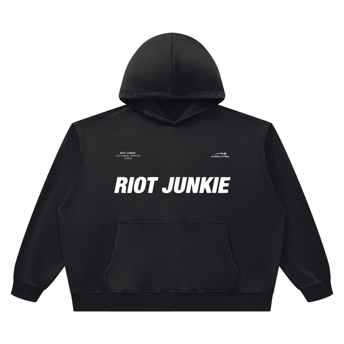 Unisex Heavyweight Vintage Wash Boxy Hoodie