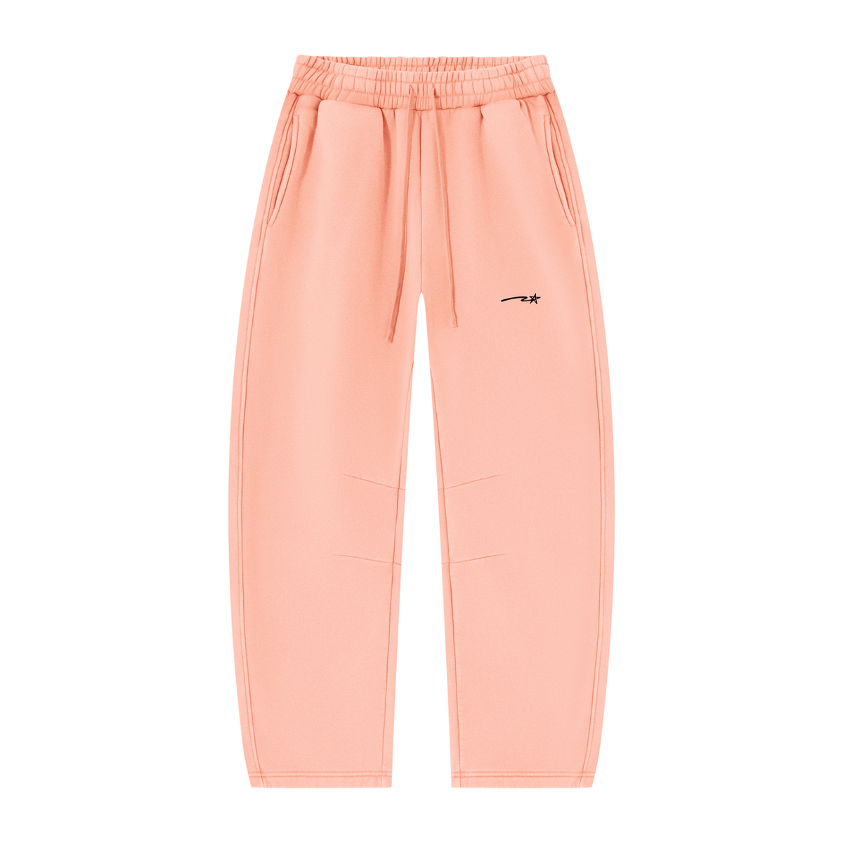 Unisex Vintage Wash Barrel Leg Fleece Sweatpants