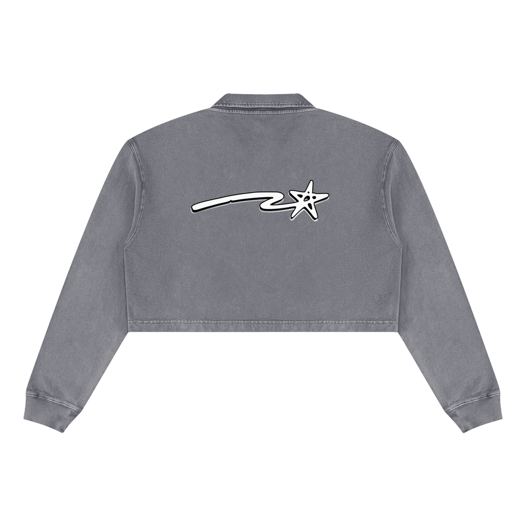 Women’s Vintage Wash Crop Sweatshirt